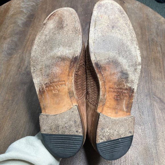 Billy Reid Woven Leather Oxford Loafers Dress Shoe Men's Size 10.5 Made in Italy - Picture 8 of 8